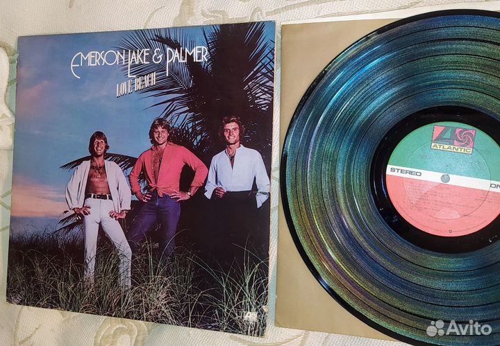 Emerson, Lake & Palmer Love Beach USA 1978 LP