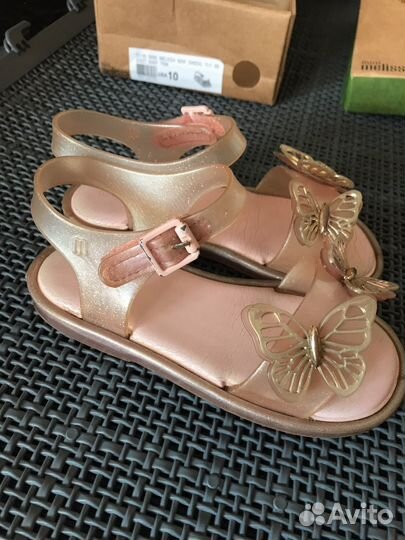 Сандалии mini melissa босоножки оригинал 16,5 см