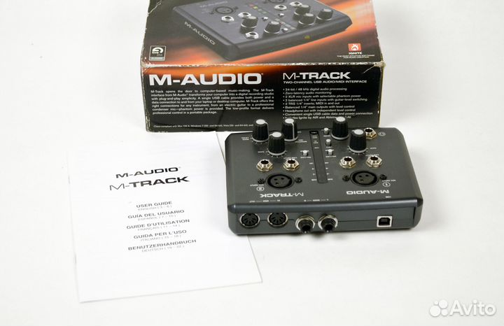 Внешняя звуковая карта M-Audio M-Track