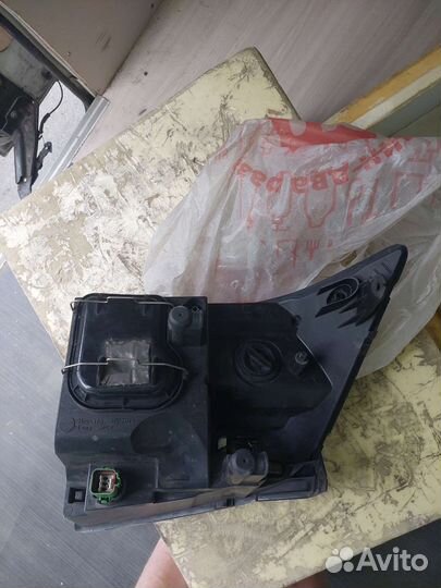 Transit фара левая под корректор для ford transit