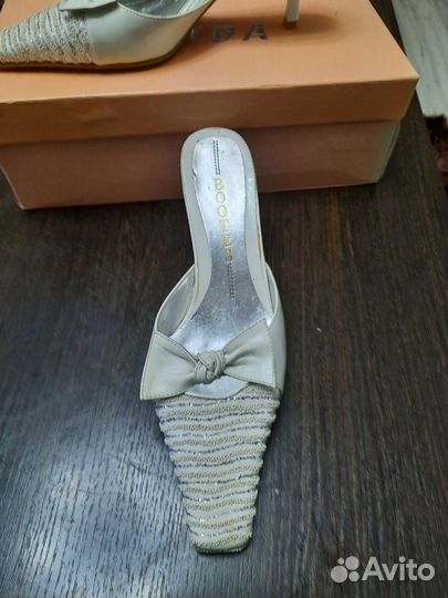 Шлепанцы женские натуральная кожа 36