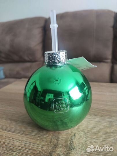 Новогодний подарочный шар для напитков