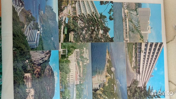 Открытки СССР с видами больших и курортных городов