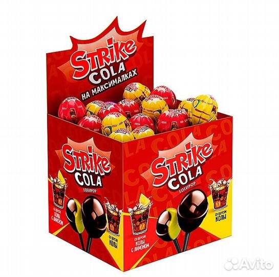 Карамель strike cola на максималках 11,3г