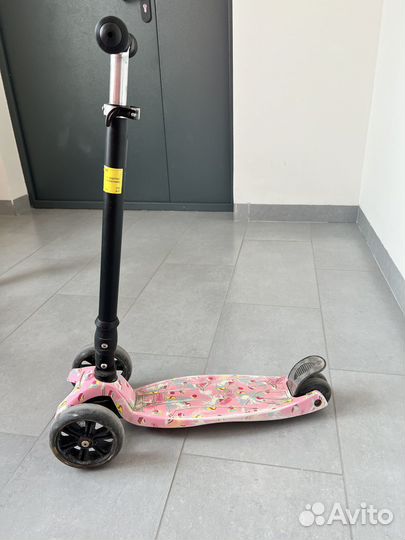 Самокат детский трехколесный складной