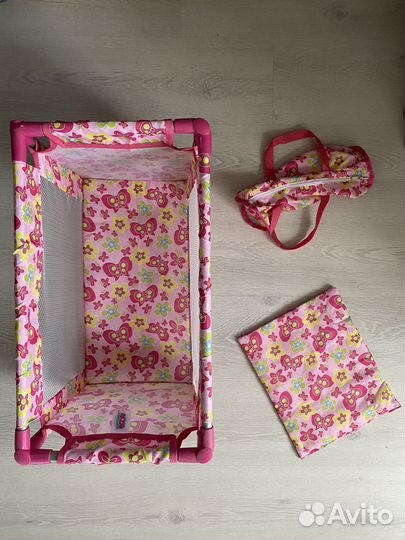 Кроватка-манеж для кукол