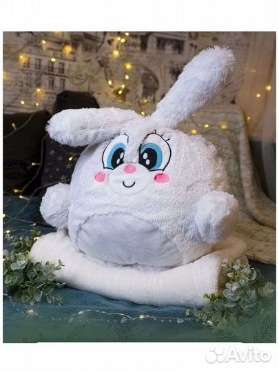 Мягкая игрушка с пледом