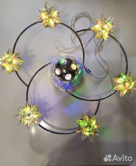 Люстра галогеновая-светодиодная с пультом