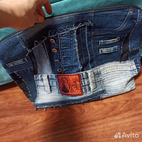 Сумка джинсовая