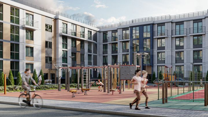 2-к. квартира, 58,6 м², 2/4 эт.