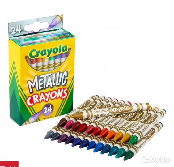 Crayola мелки, карандаши, фломастеры