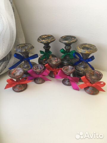 Подставки под пасхальные яйца деревянные