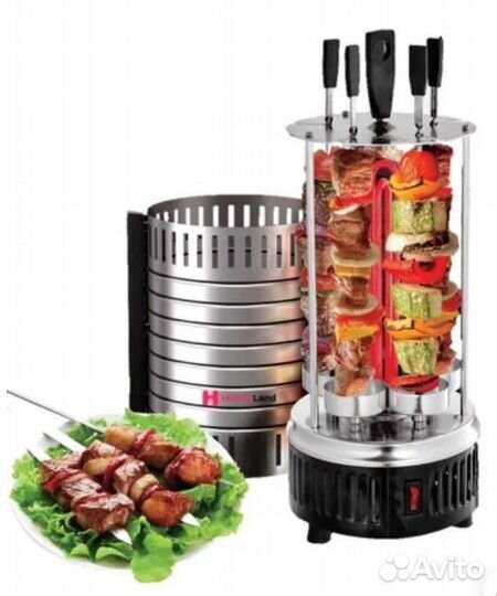 Электрошашлычница Homieland новая