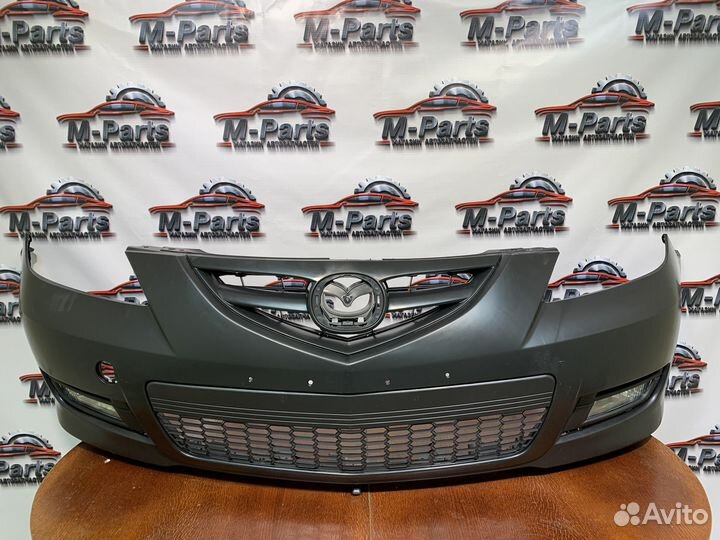 Бампер передний в сборе mazda 3 bk sport
