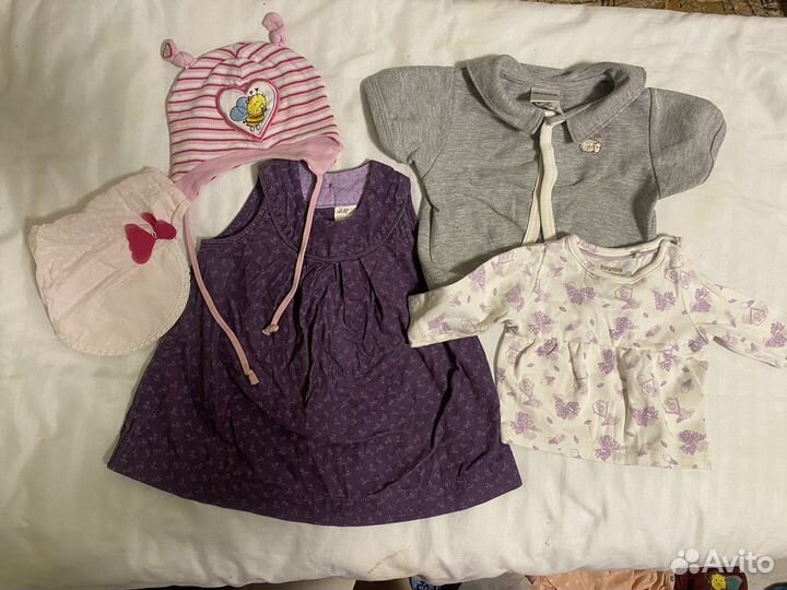 Пакет вещей для девочки 62-74