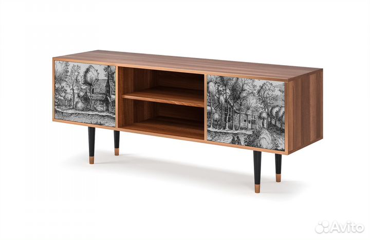 Тв-тумба T2 - Орех - A Pond