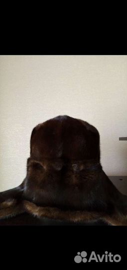 Норковая шапка мужская ушанка