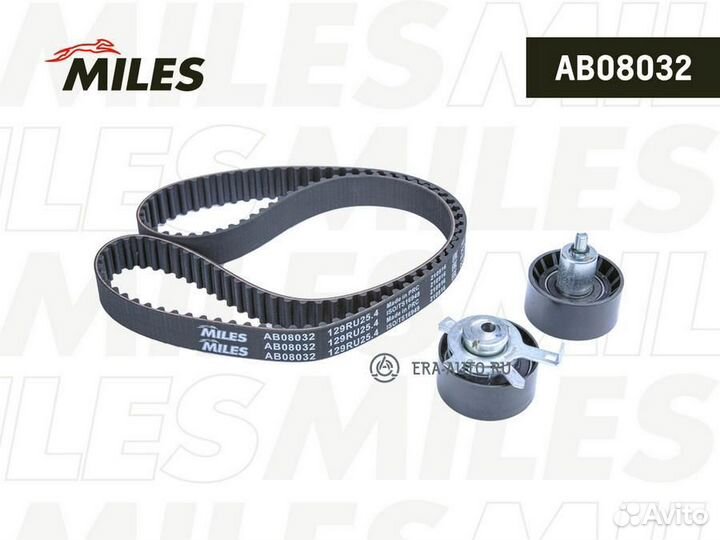 Miles AB08032 Ремень грм, комплект