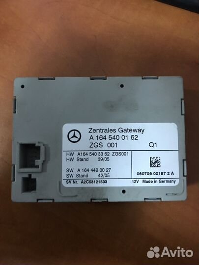 Мерседес Мл 164 блок управления 1645400162