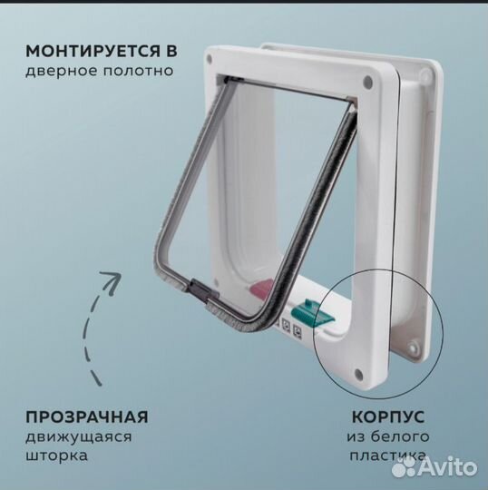 Дверь лаз для кошек и собак