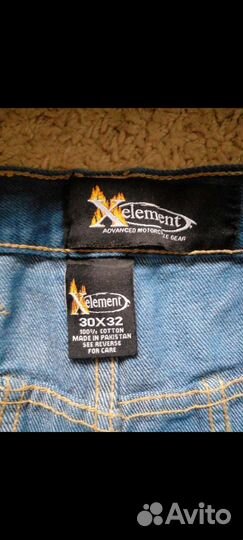 Мотоджинсы Xelement с защитой 46-48р