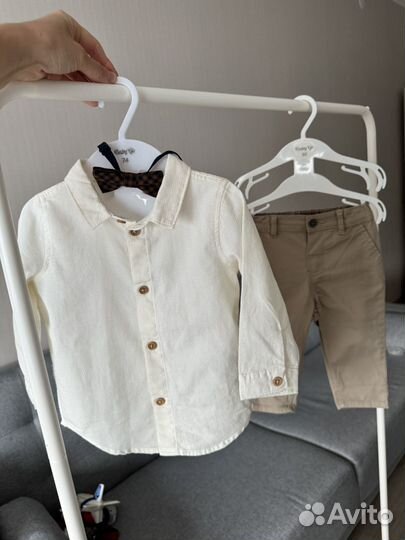 Костюм рубашка брюки бабочка