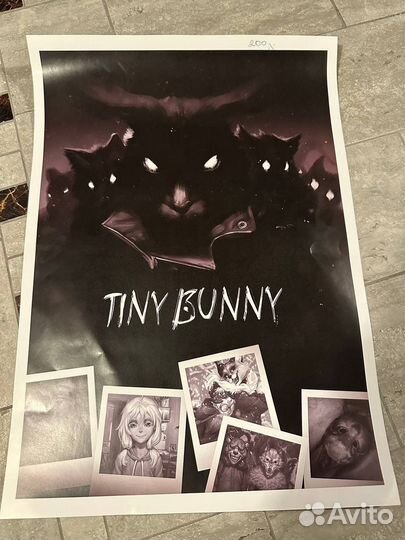 Плакаты постеры новелла зайчик tiny bunny