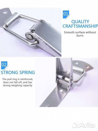 Зажимы, защелки