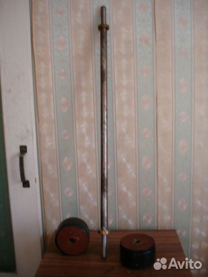 Гантели 16 кг, штанга малая