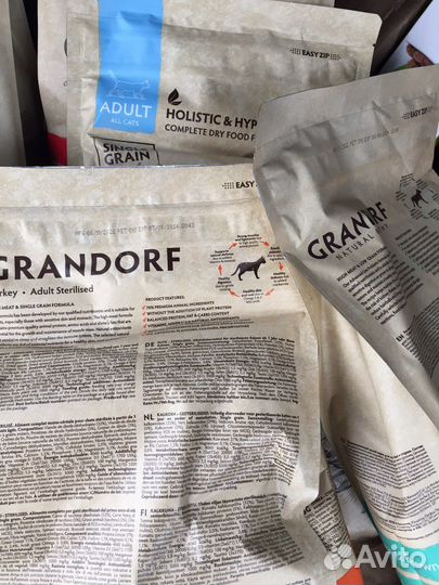 Grandorf для кошек сухой корм