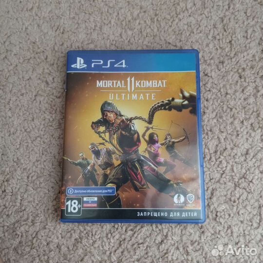 Диск Mortal Kombat 11 Ultimate для ps4