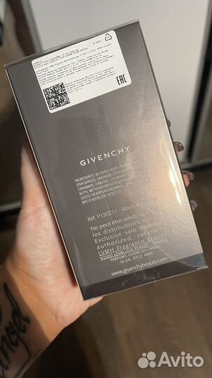 Мужской парфюм Givenchy pour homme silver edition