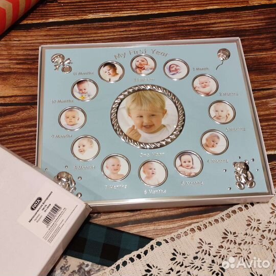 Фоторамка, первый год малыша