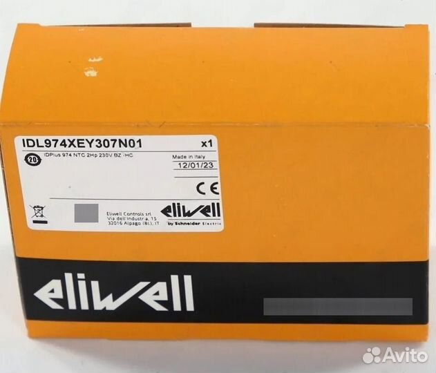 Блок управления eliwell ID 974 2 пласт/датчик