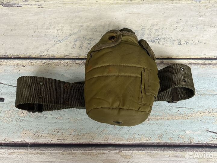 Фляжка в чехле с ремнем