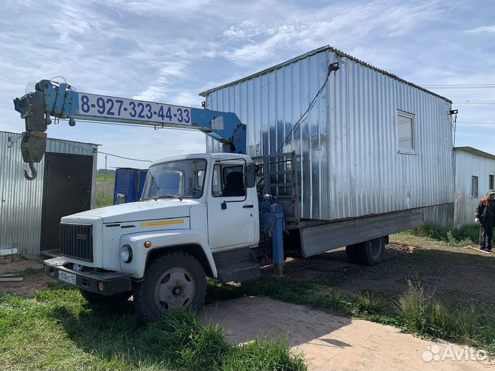 Аренда и услуги манипулятора, стрела 3 т, 9.6 м, борт 5.4 м