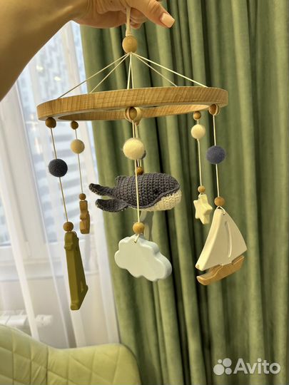 Мобиль на кроватку с кронштейном