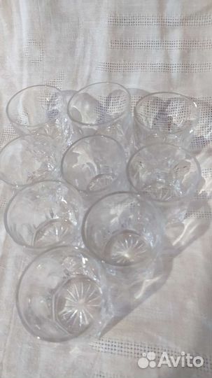 Стопки хрустальные СССР