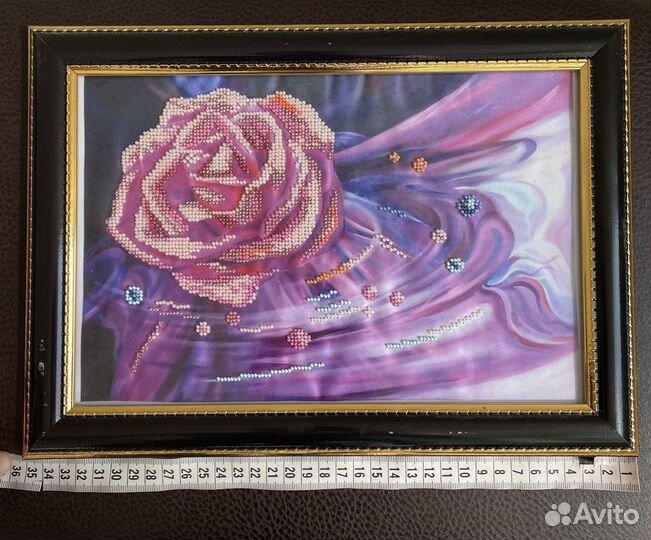 Картина вышитая бисером