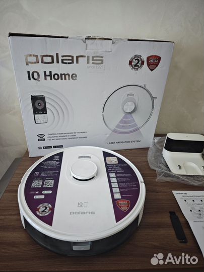 Робот пылесос Polaris pvcr 5001 IQ Home моющий