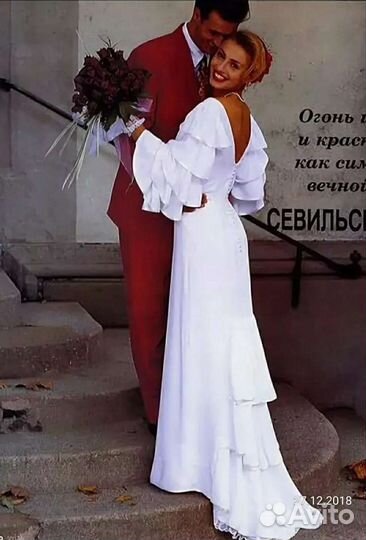 Свадебное платье в испанском стиле