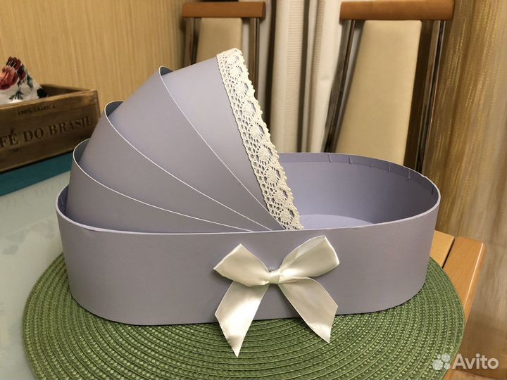 Коробка для цветов Коляска