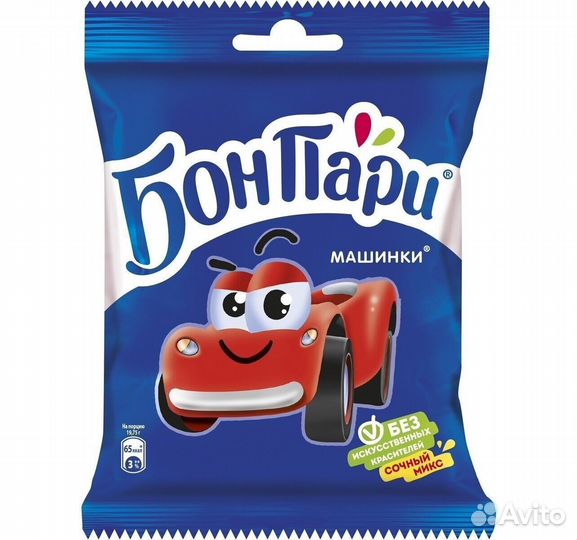 Мармелад Бон Пари Нестле Машинки 75г