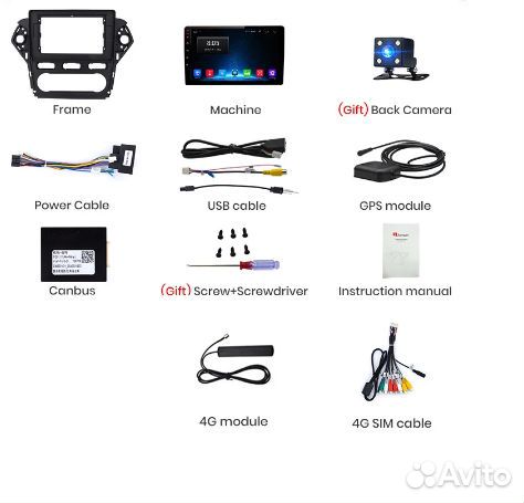 Штатная магнитола Ford Mondeo 4 Android