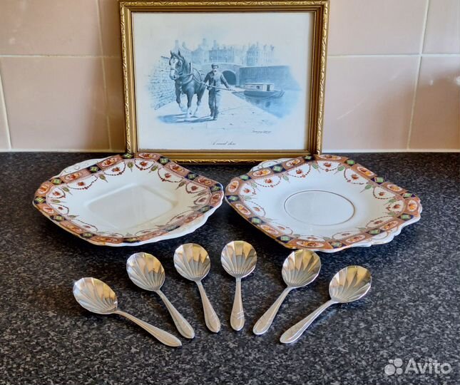 Ложки столовые 6 штук Англия