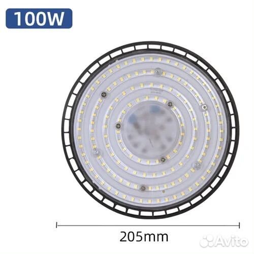 Профессиональные прожекторы 100W, white light
