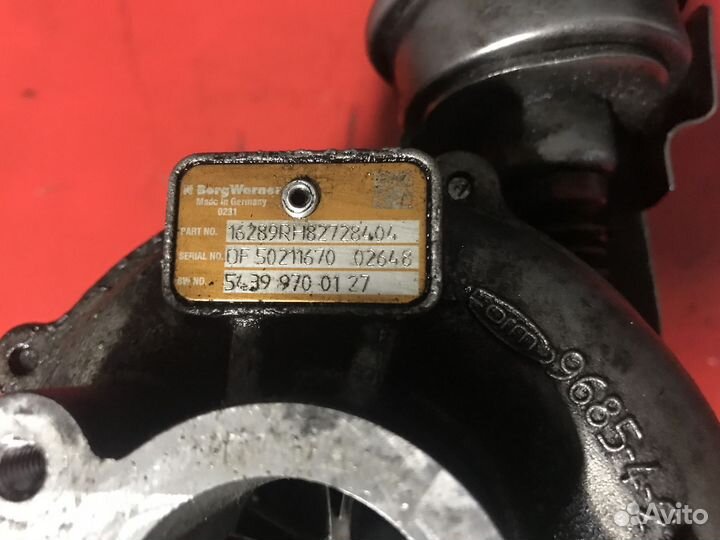 Турбина Renault Megane 3 K9K 2009-2015 1.5