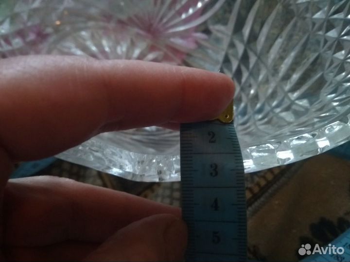 Ваза-салатник хрусталь