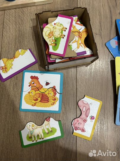 Развивающие деревянные игрушки пакетом