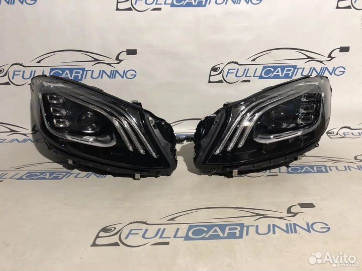 Mercedes S222 W222 фары рестайлинг